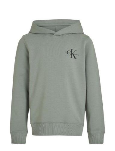 Small Monogram Hoodie Calvin Klein Green