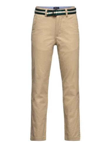 Slim Fit Flex Abrasion Twill Pant Ralph Lauren Kids Beige