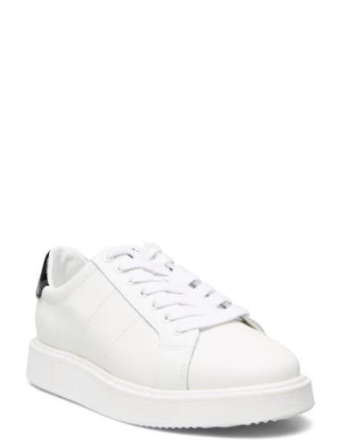 Angeline Iv Action Leather Sneaker Lauren Ralph Lauren White