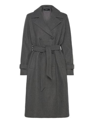 Vmfortunevega Long Trenchcoat Ga Noos Vero Moda Grey