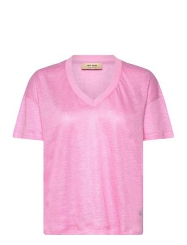 Casa V-Ss Foil Tee MOS MOSH Pink