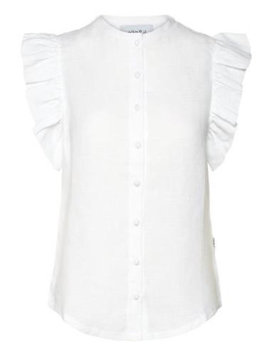 Pauline Linen Shirt Ella&il White