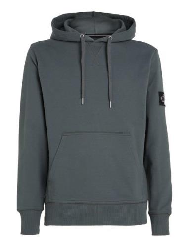 Badge Hoodie Calvin Klein Jeans Grey