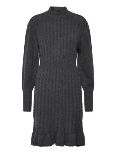 Vmvera Ls Short Knit Dress Vma Vero Moda Grey