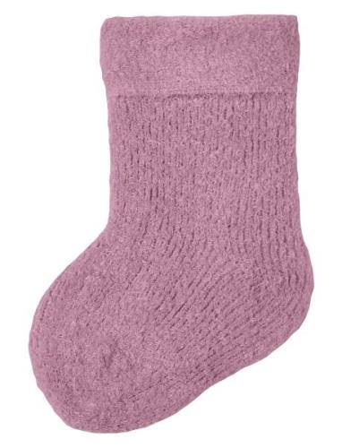 Nbfolli Terry Fluffy Sock Name It Pink