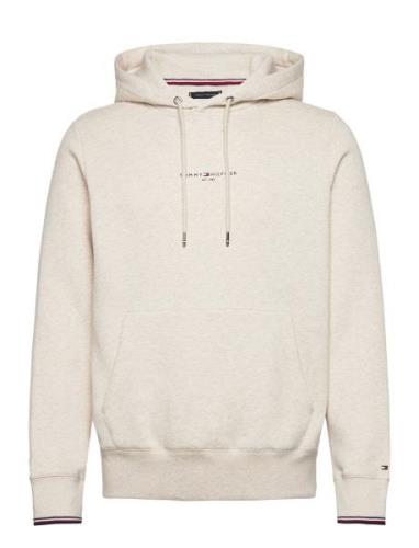 Tommy Logo Tipped Hoody Tommy Hilfiger Beige