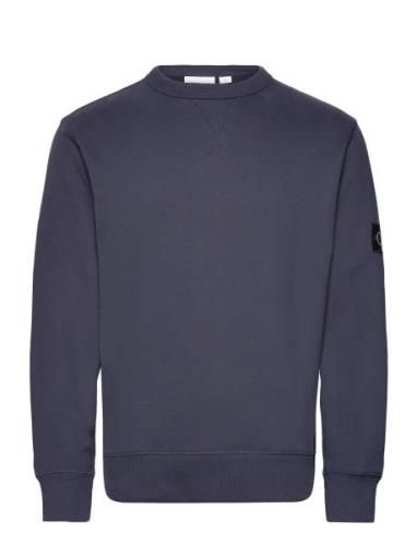 Badge Crew Neck Calvin Klein Jeans Navy