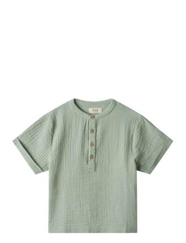 Shirt S/S Svend Wheat Green