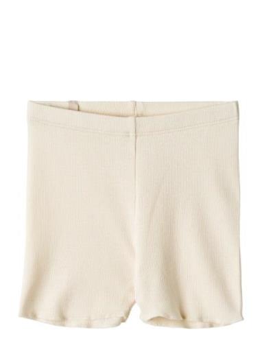 Rib Shorts Sine Wheat Cream