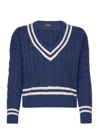 Cable-Knit Cricket Sweater Lauren Ralph Lauren Blue