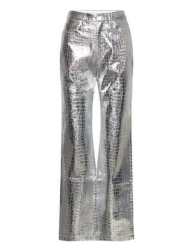 Textured Pants ROTATE Birger Christensen Silver