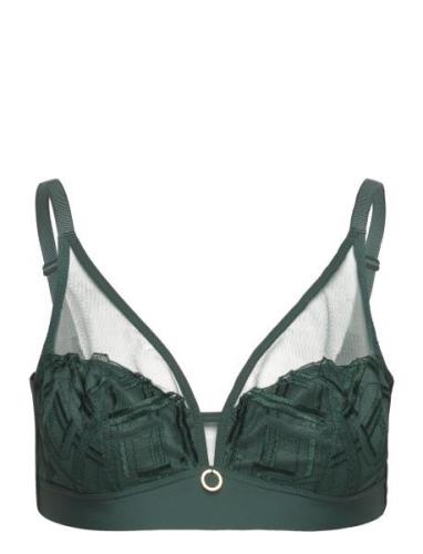 Graphic Support Wirefree Support Bra CHANTELLE Green