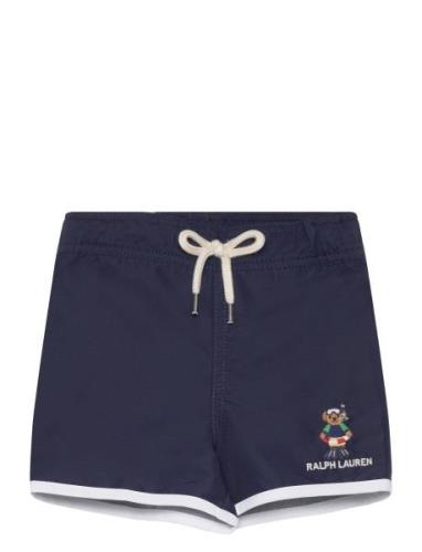 Briggs Polo Bear Swim Trunk Ralph Lauren Baby Navy