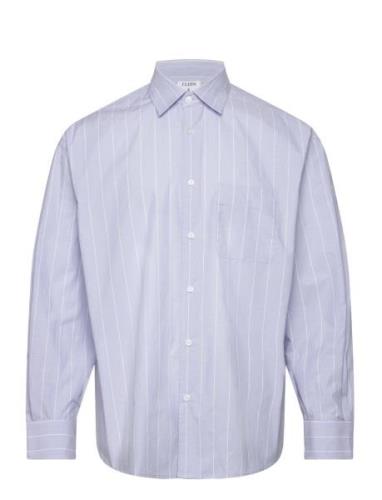 Striped Cotton Poplin Shirt Filippa K Blue