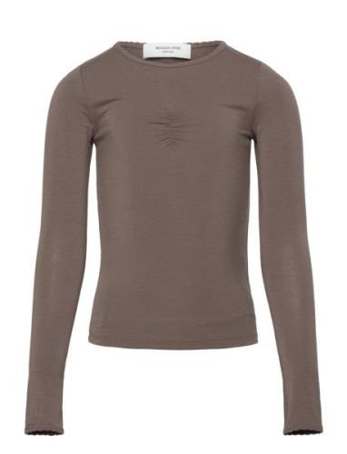 Viscose Long Sleeve Tee Rosemunde Kids Brown