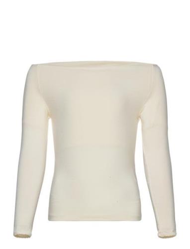 Viscose Long Sleeve Off Shoulder To Rosemunde Kids White