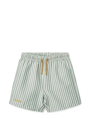 Duke Stripe Board Shorts Liewood Green