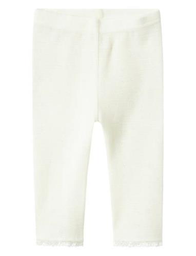 Nbfwang Wool Needle Legging Solid Noos Name It White