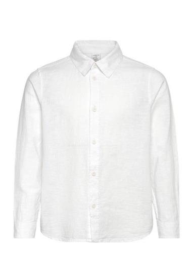 Shirt Linen Blend Lindex White