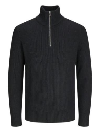 Jjeperfect Knit Half Zip Sn Jack & J S Black