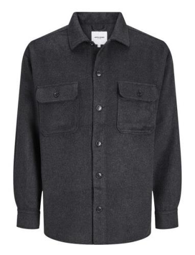 Jjebradley Ollie Overshirt Ls Noos Jack & J S Black