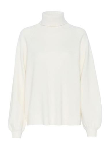 Manzigz Wool Rollneck Gestuz White