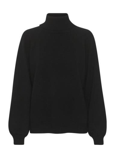 Manzigz Wool Rollneck Gestuz Black