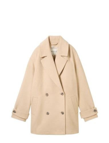 Short Coat Tom Tailor Beige