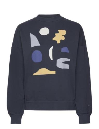 Summer Night Landscape Sweatshirt Bobo Choses Blue