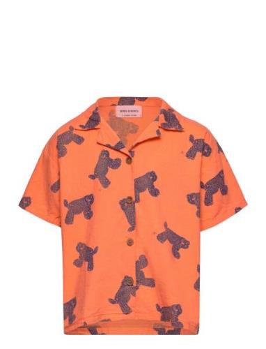 Big Cat All Over Woven Shirt Bobo Choses Patterned