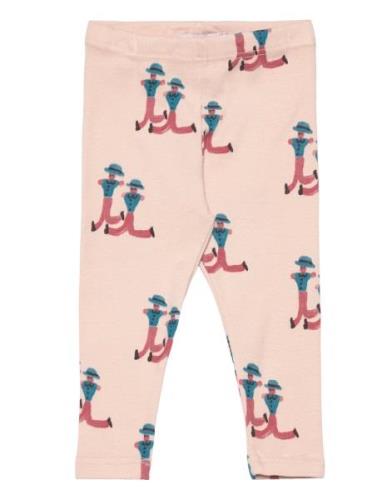 Baby Dancing Giants All Over Leggings Bobo Choses Pink