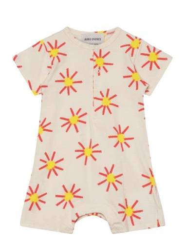 Baby Sun All Over Playsuit Bobo Choses Beige