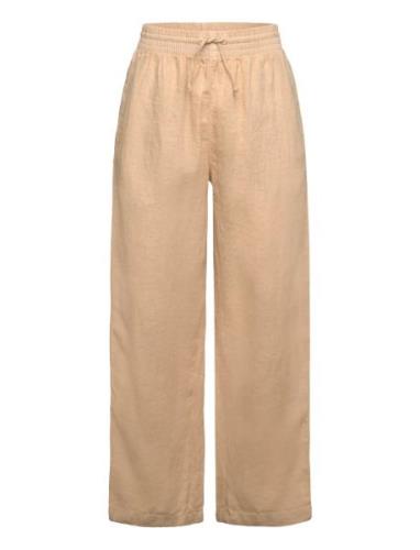 Relaxed Linen Pants GANT Beige