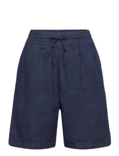 Relaxed Linen Shorts GANT Blue