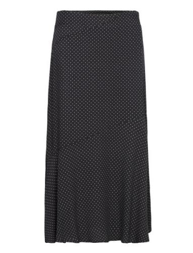 Star Nanna Skirt Aop Mads Nørgaard Black