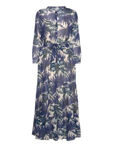 Neell Maxi Dress Ls Lollys Laundry Blue