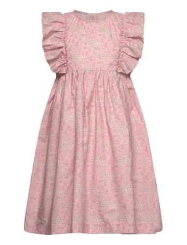 Dress In Liberty Fabric Huttelihut Pink