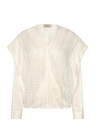 Mmfina Lace Blouse MOS MOSH Cream