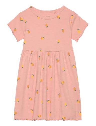 Dress Rib Lemons Lindex Pink