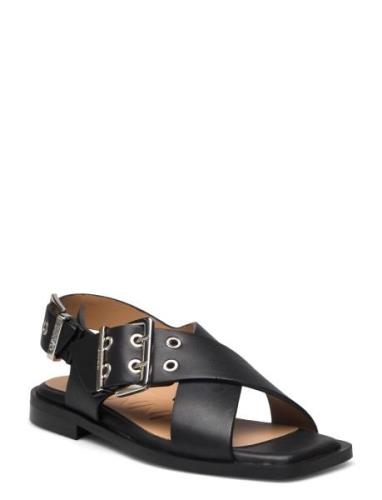 Feminine Buckle Ganni Black