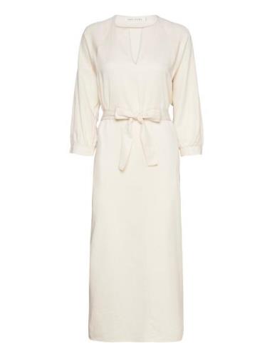 Aviator Long Dress - Busra Rabens Sal R Cream