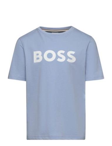 Short Sleeves Tee-Shirt BOSS Blue