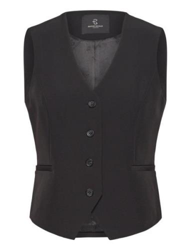 Rubysusbbbielle Waistcoat Bruuns Bazaar Black