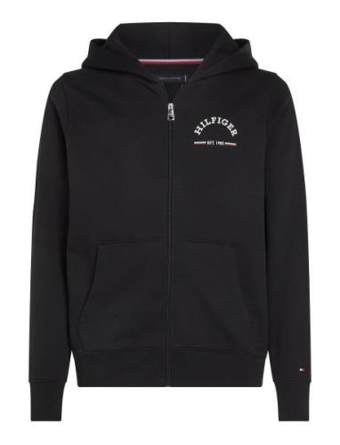 Roundall Hooded Zip Through Tommy Hilfiger Black