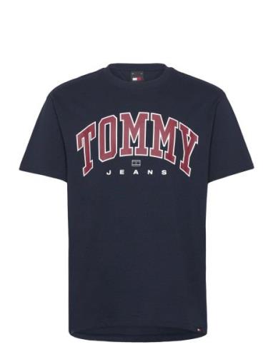 Tjm Reg Arch Varsity Tee Ext Tommy Jeans Navy