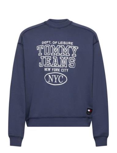 Tjm Bxy Wshd Prep Explr Crew Ext Tommy Jeans Navy