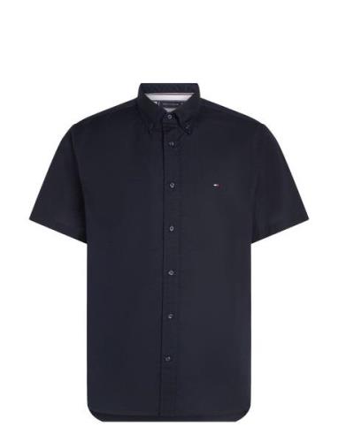 Flex Poplin Rf Shirt S/S Tommy Hilfiger Navy