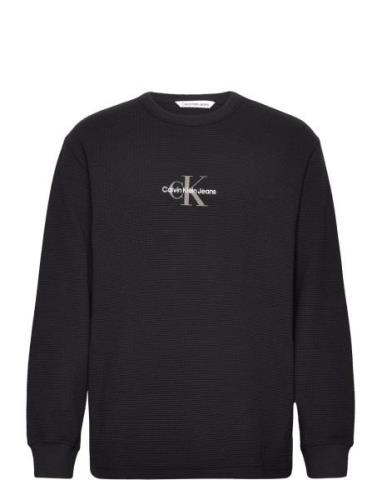 City Grid Ls Tee Calvin Klein Jeans Black