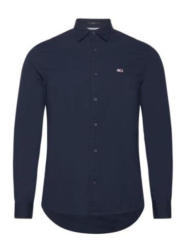 Tjm Reg Entry Poplin Shirt Tommy Jeans Navy