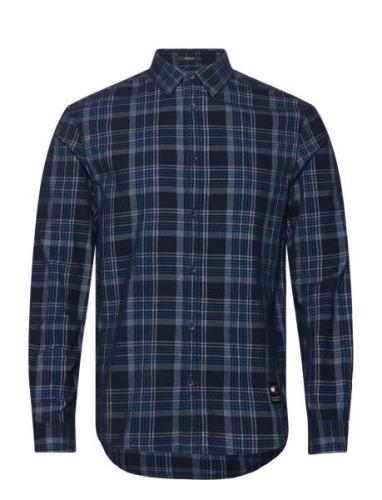 Tjm Reg Check Cord Shirt Tommy Jeans Navy